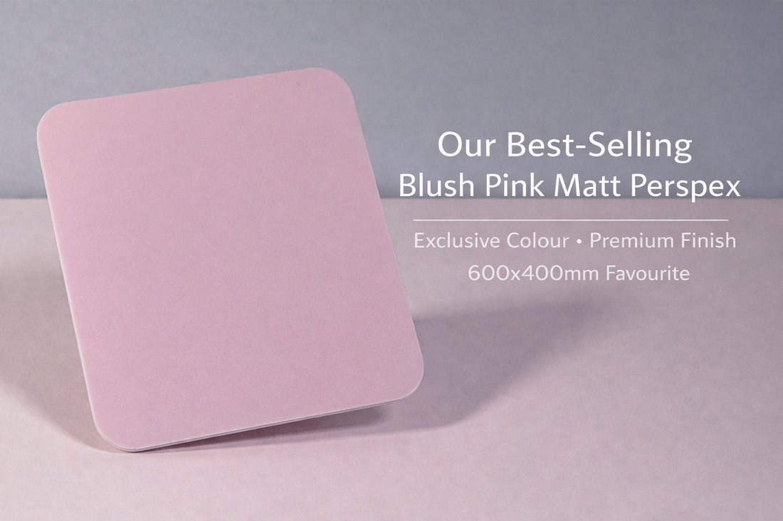 Blush Pink Matt Perspex: Our Best-Selling Acrylic Sheet (And Why Everyone Loves It)
