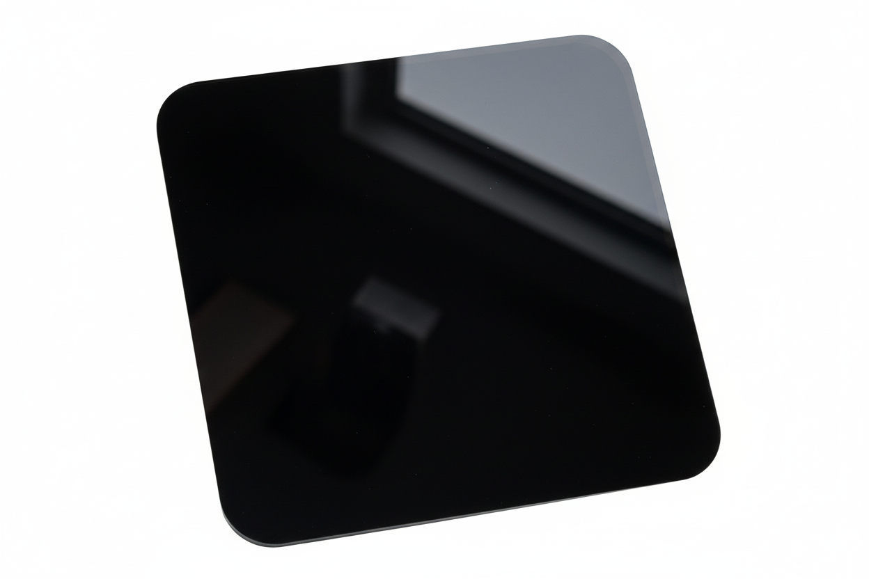 Black Gloss Perspex Acrylic Sheet 3mm
