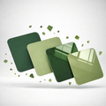 Green Acrylic Samples