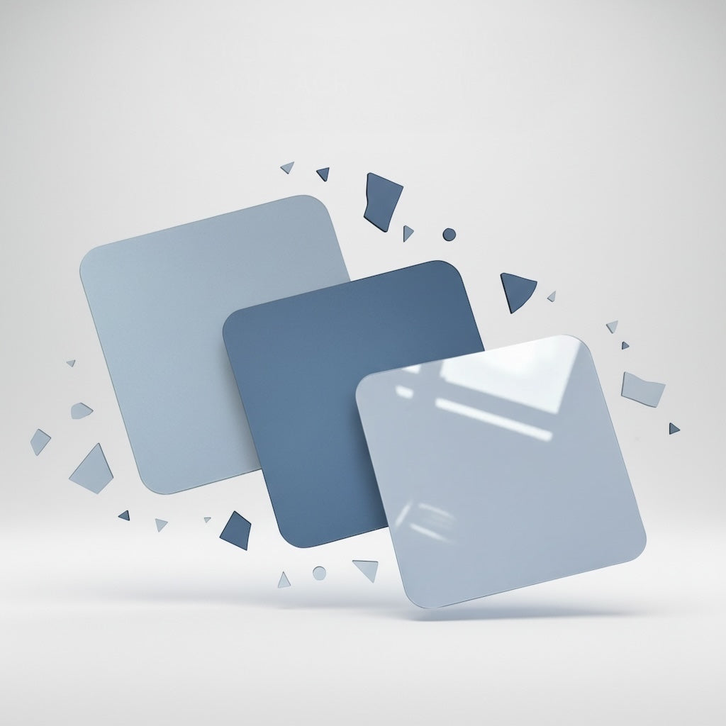 Blue Acrylic Samples