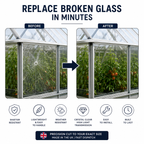 610 x 610mm Greenhouse Replacement Acrylic Panel